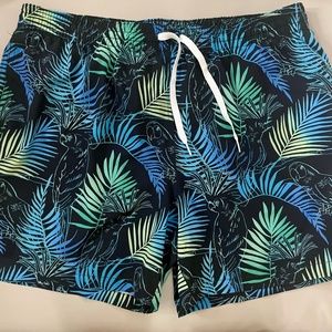 Men's Chubbies Classic Swim Trunks 'The Tropicadas" Never Worn XXL 5.5" inseam